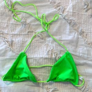 Oh Polly lime green bikini top